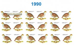 Von 18 Rebhühnern 1990...