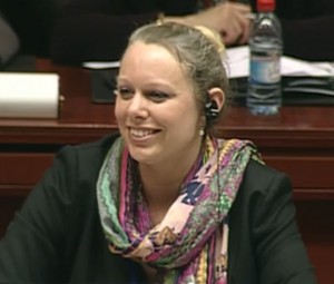 Die Luxembourgische Umweltministerin Carole Dieschbourg leitete die Sitzung.