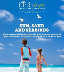 Die Juliausgabe des BirdLife Newsletter "birdseye" ist da.