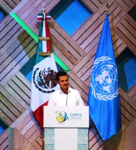Enrique Peña Nieto, Präsident Mexikos auf der COP13 Foto: CBD