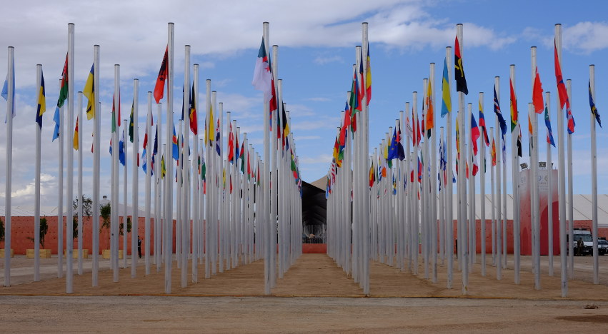 Weltklimakonferenz in Marrakesch COP22. Foto: Sebastian Scholz
