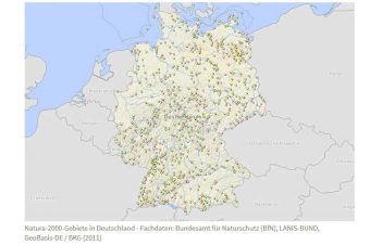 Natura 2000 Karte