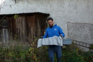 Transport in das neue Winterquartier