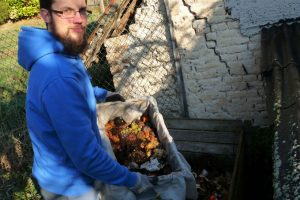 Ankunft am Komposthaufen